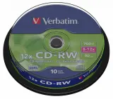 Диск CD-RW Verbatim 700Mb 12x Cake Box (10шт) (43480) Image