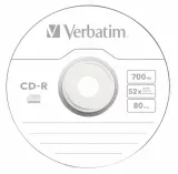 Диск CD-R Verbatim 700Mb 52x Slim case (10шт) (43415) Image