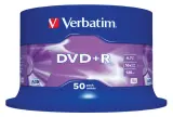 Диск DVD+R Verbatim 4.7Gb 16x Cake Box (50шт) (43550) Image