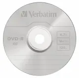 Диск DVD-R Verbatim 4.7Gb 16x bulk (10шт) (43729) Image