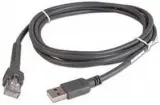 Кабель интерфейсный Zebra ASSY: Cable - Shielded USB: Series A Connector, 7ft. (2.1m), Straight, Supports 12V Power Supply - LI3608, LI3678, DS8178 and DS3678 Image