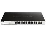 Коммутатор D-Link DGS-1210-28P/F 24x1Гбит/с 4xКомбо(1000BASE-T/SFP) 24PoE 193W управляемый Image