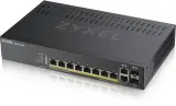 Коммутатор Zyxel GS1920-8HPV2-EU0101F (L2) 8x1Гбит/с 2xКомбо(1000BASE-T/SFP) 8PoE+ 130W управляемый Image