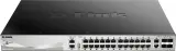 Коммутатор D-Link DGS-3130-30PS/B (L3) 24x1Гбит/с 2x10Гбит/с 4xКомбо(10GBase-T/SFP+) 4SFP+ 24PoE 370W управляемый Image