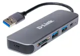 Разветвитель USB 3.0 D-Link DUB-1325/A2A 2порт. серый Image