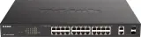 Коммутатор D-Link DGS-1100-26MPPV2/A3A (L2) 24x1Гбит/с 2xКомбо(1000BASE-T/SFP) 2SFP 24PoE 90W управляемый Image