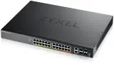 Коммутатор Zyxel XGS2220-30HP-EU0101F (L3) 24x1Гбит/с 2x10Гбит/с 4SFP+ 16PoE+ 8PoE++ 400W управляемый Image