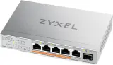 Коммутатор Zyxel XMG-105HP-EU0101F (L2) 5x2.5Гбит/с 1SFP+ 4PoE++ 70W неуправляемый Image