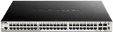 Коммутатор D-Link PROJ SmartPro L2+ Stackable Switch 48x1000Base-T PoE, 4x10GBase-X SFP+, PoE Budget 370W (740W with DPS-700), CLI, RJ45 Console, RPS Image