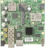 Точка доступа MikroTik RouterBOARD 922UAGS with 720MHz Atheros CPU, 128MB RAM, 1xGigabit LAN, USB, 1xSFP, miniPCIe, SIM slot, built-in 5Ghz 802.11a/c 2x2 two chain wireless, 2xMMCX connectors, RouterOS L4 Image