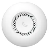 Точка доступа wi-fi MikroTik cAP with AR9533 650MHz CPU, 64MB RAM, 1xLAN, built-in 2.4Ghz 802.11b/g/n Dual Chain wireless with 2dBi integrated antenna, RouterOS L4, plastic case, PoE, PSU Image