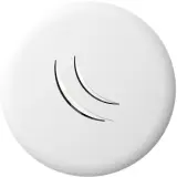 Точка доступа wi-fi MikroTik cAP lite with AR9533 650MHz CPU, 64MB RAM, 1xLAN, built-in 2.4Ghz 802.11b/g/n Dual Chain wireless with 1.5dBi integrated antenna, RouterOS L4, plastic ceiling case, plastic wall case, PoE, PS Image