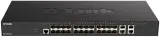 Коммутатор D-Link PROJ Smart L2+ Switch 24x10GBase-X SFP+, 4x10GBase-T, CLI, RJ45 Console Image