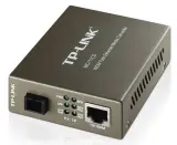 Сетевое оборудование TP-Link MC111CS, Медиаконвертер 10/100 Мбит/с RJ45 - 100 Мбит/с разъём SC (одномодовый), полнодуплексный,Tx:1550нм, Rx:1310нм, до 20км, возможность установки в шасси TL-MC1400 Image