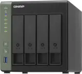 Система хранения данных QNAP SMB QC 1,7GhzCPU/4Gb(upto 8Gb)/upto 4HDD, upto 12 with TR-004/SATA(3,5'' 2,5")/ 3xUSB3.2/1x1GbE 1x2,5GbE 1x10GbE(SFP+)/iSCSI/1xPS/3YW TS-431X3-4G-EU-RU Image