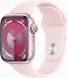 Смарт-часы Apple Watch Series 9 A2978 41мм OLED корп.розовый Sport Band рем.светло-розовый разм.брасл.:130-180мм (MR933LL/A) Image