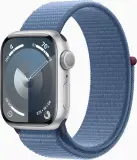 Смарт-часы Apple Watch Series 9 A2978 41мм OLED корп.серебристый Sport Loop рем.синий разм.брасл.:130-200мм (MR923LL/A) Image