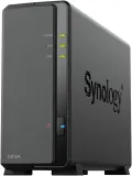 Системы хранения данных Synology DS124 QC 1.7GhzCPU/1Gb/upto 1HDDs/SATA(3,5'',2.5")/2xUSB3.2/1GigEth/iSCSI/2xIPcam(upto 12)/1xPS/1YW repl DS118 Image