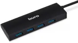 Разветвитель USB 3.0 Buro BU-HUB4-0.5-U3.0 4порт. черный Image