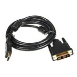 Кабель Buro HDMI (m) DVI-D (m) 5м (HDMI-19M-DVI-D-5M) феррит.кольца черный Image