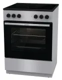 Плита Электрическая Gorenje GEC6A11SG серый стеклокерамика (без крышки) Image