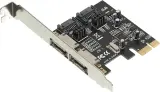 Контроллер PCI-E ASM1061 SATA III 2xE-SATA 2xSATA Ret Image