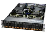 Сервер Supermicro Hyper A+ Server 2U 2125HS-TNR 2xGenoa 9534/4x32Gb/1xPM9A3 960GB NVMe(24SFF)/2-port 10GBase-T/2x1600W(2nd config) Image