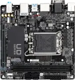 Материнская плата GIGABYTE H610I, LGA1700, H610, 2*DDR5, DP+D-Sub+HDMI,  4 SATA 6 Гб/с, M2, Audio, Gb LAN, USB 3.2, USB 2.0, mITX Image