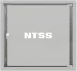 Шкаф коммутационный NTSS Lime (NTSS-WL9U5545GS) настенный 9U 550x450мм пер.дв.стекл несъемн.бок.пан. 30кг серый 370мм 12кг 110град. 500мм IP20 укомплектованный Image