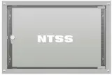 Шкаф коммутационный NTSS Lime (NTSS-WL6U5560GS) настенный 6U 550x600мм пер.дв.стекл несъемн.бок.пан. 30кг серый 520мм 12кг 110град. 370мм IP20 сталь Image