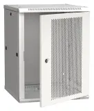 Шкаф коммутационный ITK Linea W (LWR3-18U66-PF) настенный 18U 600x600мм пер.дв.перфор. 90кг серый 500мм 200град. 900мм IP00 IK10 сталь Image