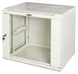 Шкаф коммутационный Lanmaster (TWT-CBWPG-6U-6X6-GY) настенный 6U 600x600мм пер.дв.стекл 60кг серый 500мм 368мм IP20 сталь Image