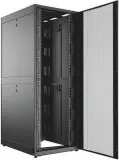 Шкаф серверный C3 Solutions (C3.RF4802) напольный 48U 750x1200мм пер.дв.перфор. задн.дв.перфор. 2 бок.пан. направл.под закл.гайки 1120кг черный 150кг 2249мм сталь Image