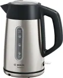 Чайник электрический Bosch TWK4P440 1.7л. 2400Вт нержавеющая сталь/черный корпус: металл/пластик Image