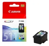 Картридж струйный Canon CL-511 2972B007/004/001 многоцветный для Canon MP240/MP260/MP480 Image