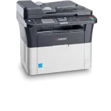 Мфу Kyocera FS-1025MFP АЗИЯ, аналог , P/C/S, ч/б лазерный, A4, 25 стр/мин, 1800x600 dpi, 64 Мб, USB 2.0, Network, лоток 250 л., Duplex, автопод., старт.тонер 1000 стр. тонер орг. TK-1124 Image