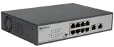 Коммутатор ORIGO Unmanaged Switch 8x1000Base-T PoE, 2x1000Base-T, PoE Budget 120W, Long-range PoE up to 250m, 19" w/brackets Image