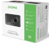 Видеорегистратор Digma FreeDrive 580 черный 4Mpix 1296x2304 1296p 140гр. GP2178 Image