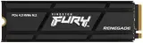 Твердотельный накопитель Kingston SSD 1TB SFYRS/1000G Fury Renegade M.2 2280 PCIe 4.0 x4 NVMe R7300/W6000MB/s 3D TLC MTBF 2M 1,0PBW Retail Heatsink 1 year Image