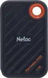 Ssd накопитель Netac ZX20 1TB USB 3.2 Gen 2 Type-C External SSD, R/W up to 2000MB/1800MB/s, with USB C to A cable and 20Gbps USB C to C cable 5Y wty Image