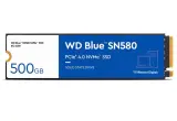 Твердотельный накопитель Western Digital Blue SN580 SSD M2.2280 PCIe 4.0 500Gb, 4000MBs/3600MBs, TBW 300, WDS500G3B0E, 1 year Image