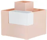 Подставка Deli EZ072PINK Linfini 6отд. для письменных принадлежностей 120x120x123мм розовый Image