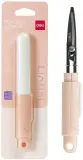 Ножницы Deli EZ508PINK EZ508 Linfini портативные 125мм ручки пластиковые сталь розовый блистер Image