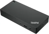 Док-станция ThinkPad Universal USB-C Dock (2x DP 1.4, 1x HDMI 2.0, 3x USB 3.1, 2x USB 2.0, 1x USB-C, 1x RJ-45, 1x Combo Audio Jack 3.5mm) Image