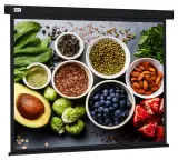 Экран Cactus 187x332см Wallscreen CS-PSW-187X332-BK 16:9 настенно-потолочный рулонный черный Image