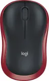 Мышь Logitech M185 черный/красный оптическая (1000dpi) беспроводная USB1.1 для ноутбука (2but) Image