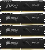 Память DDR4 4x8GB 3200MHz Kingston KF432C16BBK4/32 Fury Beast Black RTL Gaming PC4-25600 CL16 DIMM 288-pin 1.35В kit dual rank с радиатором Ret Image