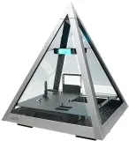 Корпус Azza PYRAMID черный/серебристый без БП ATX 4x120mm 2xUSB2.0 2xUSB3.0 1xUSB3.1 audio bott PSU Image