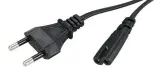 Кабель Buro BU-PCAB-1.8-2PIN IEC C7 (2-pin) Евровилка 1.8м Image