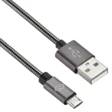 Кабель Digma MICROUSB-1.2M-BRAIDED-G USB (m)-micro USB (m) 1.2м темно-серый Image